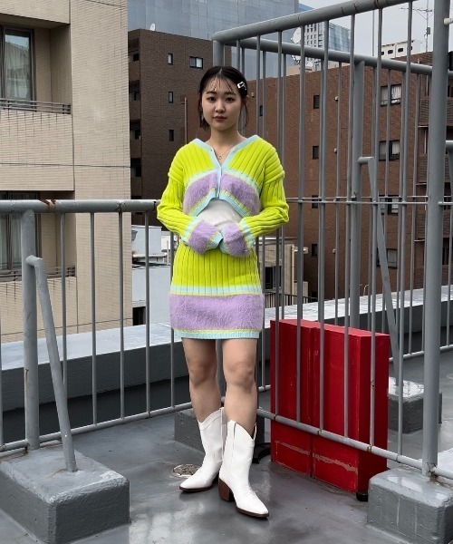 ANNA SUI NYC(アナ スイ エヌ ワイ シー)の「ANNA SUI NYC マルチカラースカート(スカート・レディース・ライム/ピンク/ホワイト・FREE)」の13枚目の写真