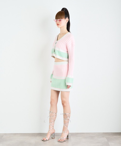 ANNA SUI NYC(アナ スイ エヌ ワイ シー)の「ANNA SUI NYC マルチカラースカート(スカート・レディース・ライム/ピンク/ホワイト・FREE)」の7枚目の写真