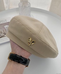 pur chouchou/ハートモチーフ  ベレー帽 P4161