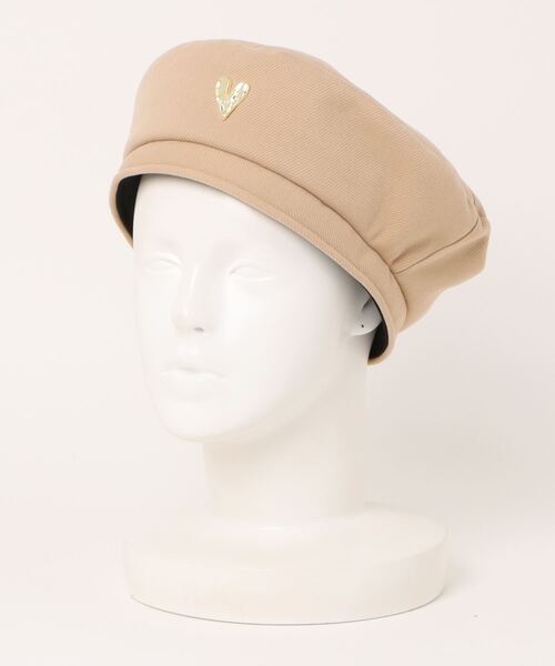 TONE SELECT GOODS（トーンセレクトグッズ）の「pur chouchou/ハートモチーフ  ベレー帽 P4161（ハンチング/ベレー帽・レディース・ベージュ/ブラウン/ダークブラウン/ブラック・FREE）」の11枚目の写真