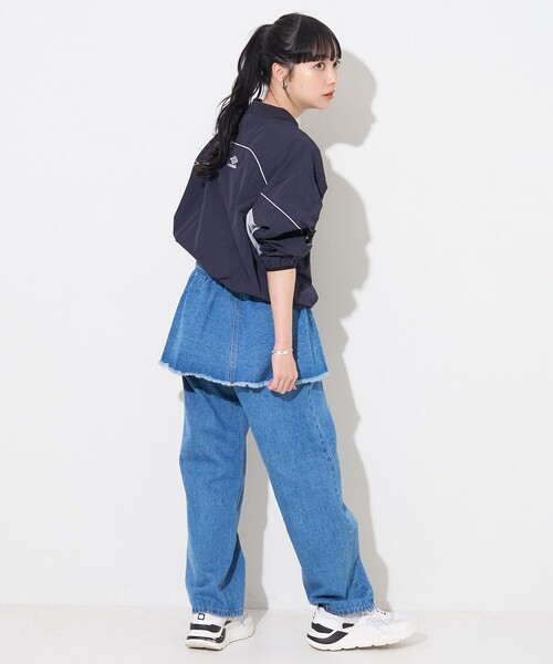 FREAK'S STORE(フリークスストア)の「マルチウェイ ビスチェ付き デニムパンツ(デニムパンツ・レディース・ブルー/ブラック・フリ-)」の12枚目の写真