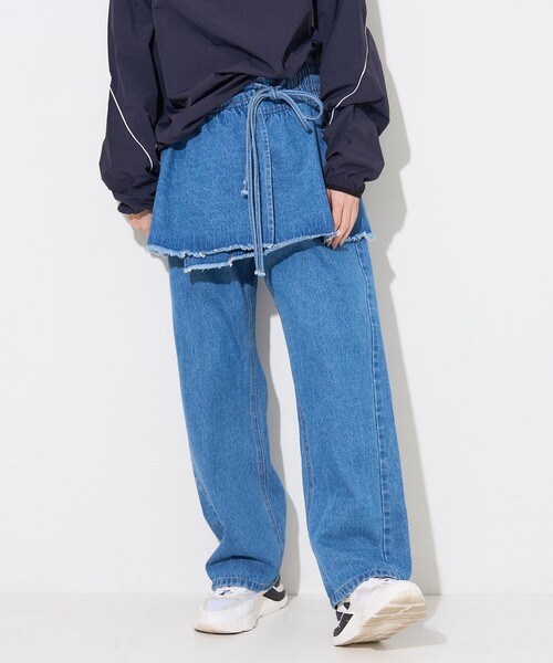FREAK'S STORE(フリークスストア)の「マルチウェイ ビスチェ付き デニムパンツ(デニムパンツ・レディース・ブルー/ブラック・フリ-)」の15枚目の写真