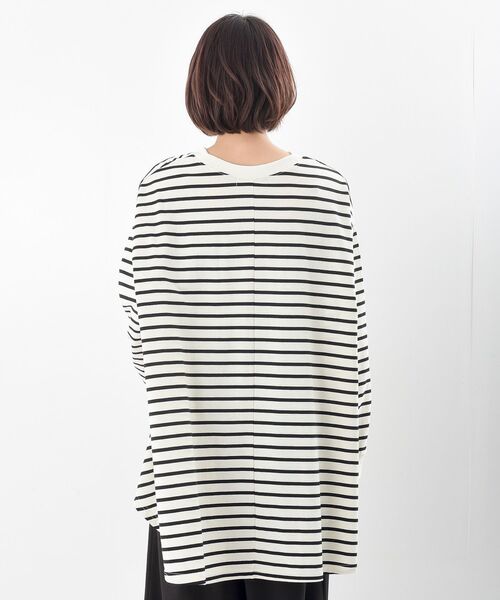 rps（アールピーエス）の「ＢＡＣＫフレアーテントラインロンＴ（Tシャツ/カットソー・レディース・チャコールグレー/ブラック/オフホワイト/ホワイト系その他2/ミント/アイボリー/その他・フリー）」の13枚目の写真