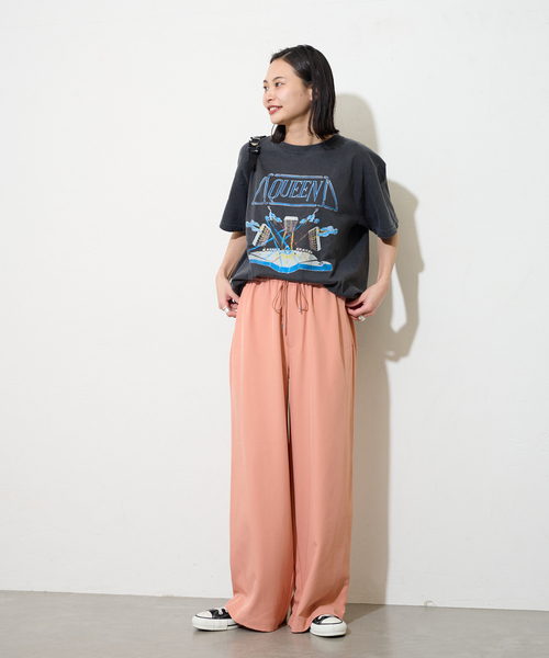JOURNAL STANDARD(ジャーナルスタンダード)の「ワイドイージーパンツ(その他パンツ・レディース・バーガンディー/ブラック/チャコールグレー・36/38)」の6枚目の写真
