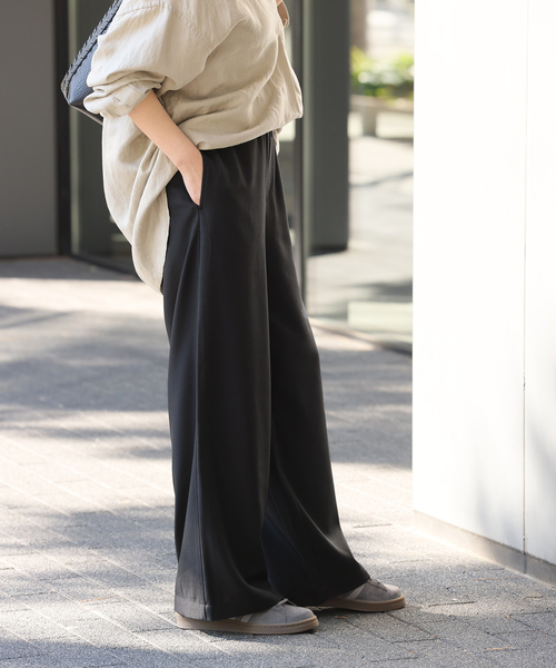 JOURNAL STANDARD(ジャーナルスタンダード)の「ワイドイージーパンツ(その他パンツ・レディース・バーガンディー/ブラック/チャコールグレー・36/38)」の11枚目の写真