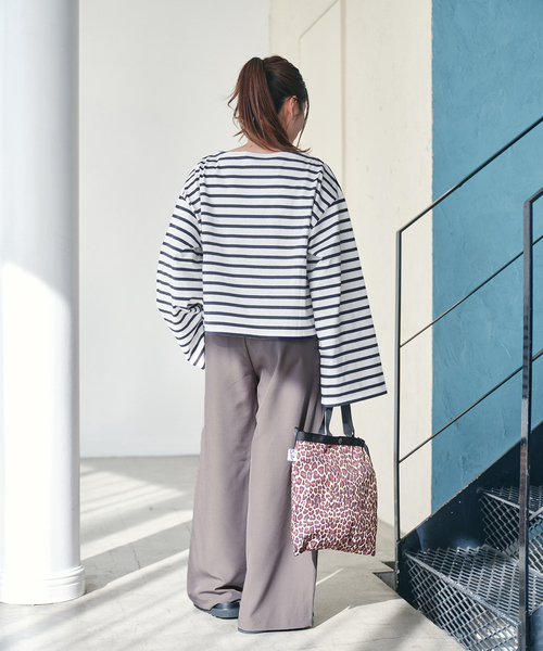 JOURNAL STANDARD(ジャーナルスタンダード)の「ワイドイージーパンツ(その他パンツ・レディース・バーガンディー/ブラック/チャコールグレー・36/38)」の13枚目の写真