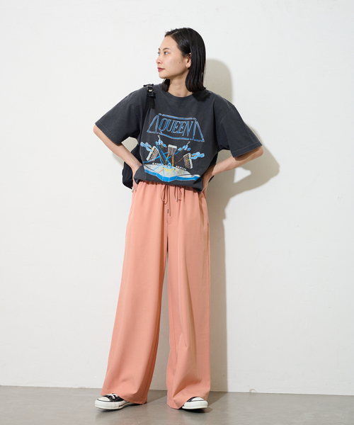 JOURNAL STANDARD(ジャーナルスタンダード)の「ワイドイージーパンツ(その他パンツ・レディース・バーガンディー/ブラック/チャコールグレー・36/38)」の18枚目の写真