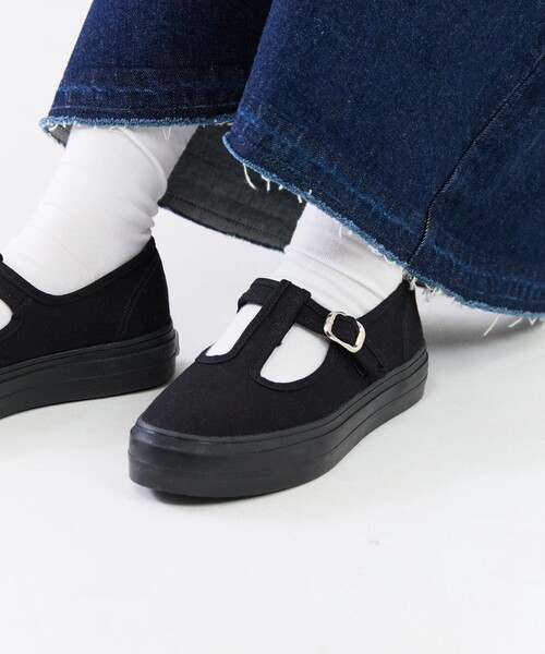 FREAK'S STORE（フリークスストア）の「限定展開　厚底 Tストラップシューズ（その他シューズ・レディース・ブラック/レオパード/オフホワイト・24.0cm/23.5cm/23.0cm）」の9枚目の写真