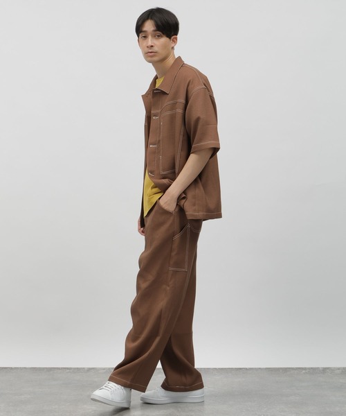 LAKOLE（ラコレ）の「ブッチャーワークステッチシャツ/108968（シャツ/ブラウス・メンズ・ブラック/オリーブ/ブラウン・X-LARGE/LARGE/MEDIUM）」の20枚目の写真