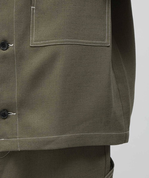 LAKOLE（ラコレ）の「ブッチャーワークステッチシャツ/108968（シャツ/ブラウス・メンズ・ブラック/オリーブ/ブラウン・X-LARGE/LARGE/MEDIUM）」の9枚目の写真