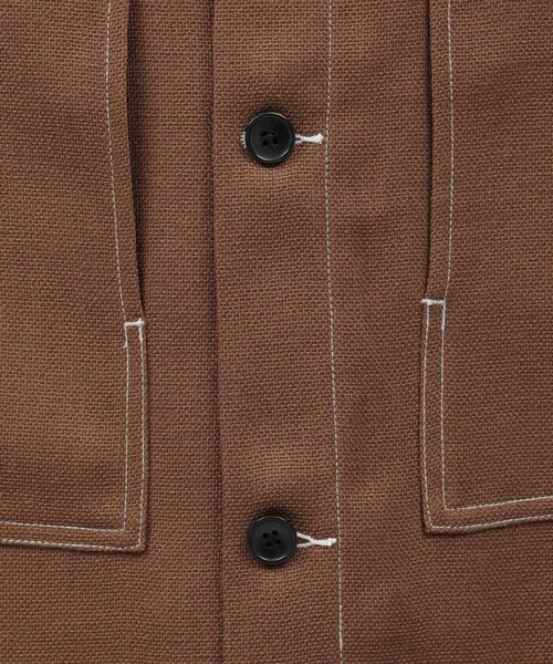 LAKOLE（ラコレ）の「ブッチャーワークステッチシャツ/108968（シャツ/ブラウス・メンズ・ブラック/オリーブ/ブラウン・X-LARGE/LARGE/MEDIUM）」の4枚目の写真