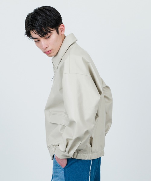  j.n.r.d（ジェー・エヌ・アール・ディー）の「j.n.r.d/フェイクレザーブルゾン（ブルゾン・メンズ・ベージュ系その他/ブラック・L/LL/M）」の9枚目の写真