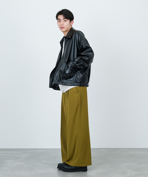  j.n.r.d（ジェー・エヌ・アール・ディー）の「j.n.r.d/フェイクレザーブルゾン（ブルゾン・メンズ・ベージュ系その他/ブラック・L/LL/M）」の15枚目の写真