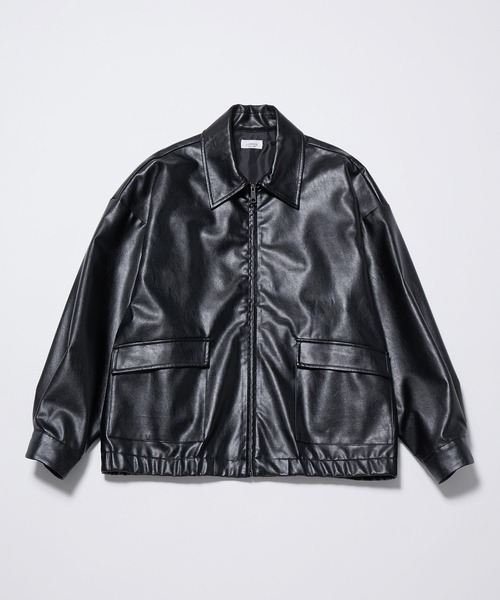  j.n.r.d（ジェー・エヌ・アール・ディー）の「j.n.r.d/フェイクレザーブルゾン（ブルゾン・メンズ・ベージュ系その他/ブラック・L/LL/M）」の19枚目の写真