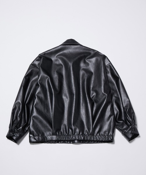  j.n.r.d（ジェー・エヌ・アール・ディー）の「j.n.r.d/フェイクレザーブルゾン（ブルゾン・メンズ・ベージュ系その他/ブラック・L/LL/M）」の20枚目の写真