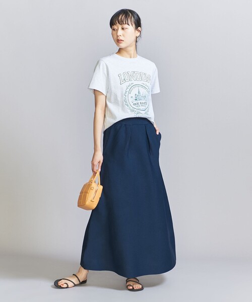 BEAUTY&YOUTH UNITED ARROWS(ビューティーアンドユースユナイテッドアローズ)の「【WEB限定】ドロースト ニットプルオーバー&フレアスカート -3WAY-(ワンピース・レディース・ネイビー/ベージュ/ブラック・FREE)」の10枚目の写真