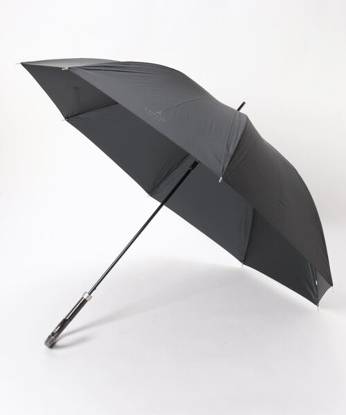 LANVIN collection（ランバン コレクション）の「傘　無地70cm（長傘・メンズ・ダークブルー/ダークグリーン/ブラック・FREE）」の2枚目の写真