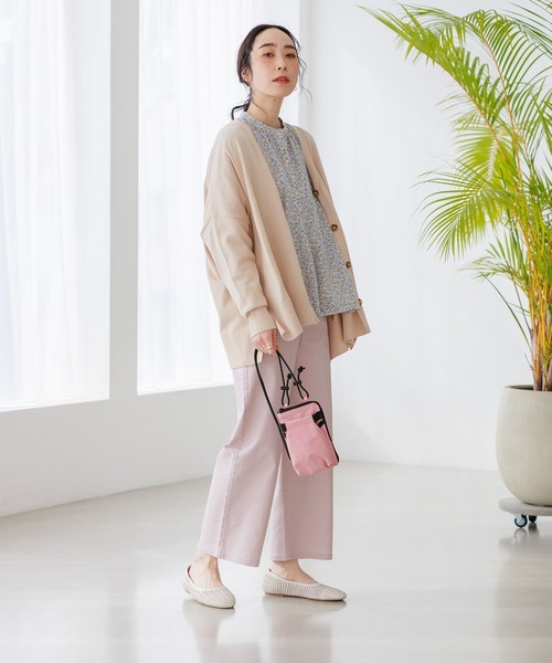 studio CLIP（スタディオクリップ）の「【スッキリ春らくパンツ】スッキリストレートパンツ[プチ・プラスサイズあり]（その他パンツ・レディース・ネイビー/オフホワイト/ピンク/グレー・SMALL/LARGE/MEDIUM/ﾌﾘｰ(L)/PF）」の7枚目の写真