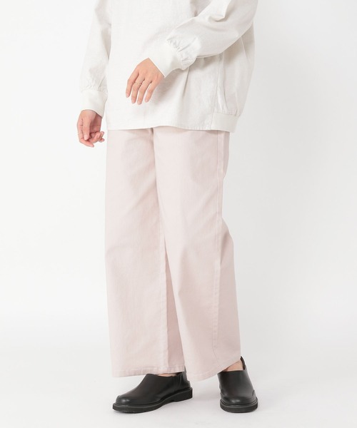 studio CLIP（スタディオクリップ）の「【スッキリ春らくパンツ】スッキリストレートパンツ[プチ・プラスサイズあり]（その他パンツ・レディース・ネイビー/オフホワイト/ピンク/グレー・SMALL/LARGE/MEDIUM/ﾌﾘｰ(L)/PF）」の18枚目の写真