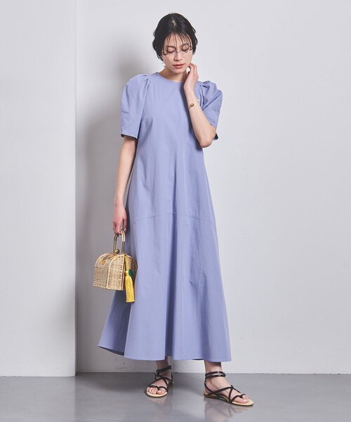 【本日限定お値下げ＊】ユナイテッドアローズ Pパフワンピース ネイビー 美品☆UNITED ARROWS Pパフワンピース 紺色 - メルカリ