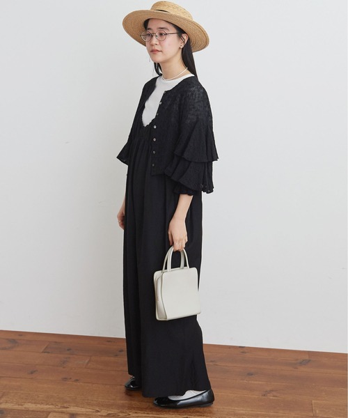Fig London サロペット　美品 fig London フィグロンドン リネンサスペンダーワイドパンツ