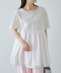 PUAL CE CIN | 【WEB限定】インドボイルチュニック(シャツ/ブラウス)