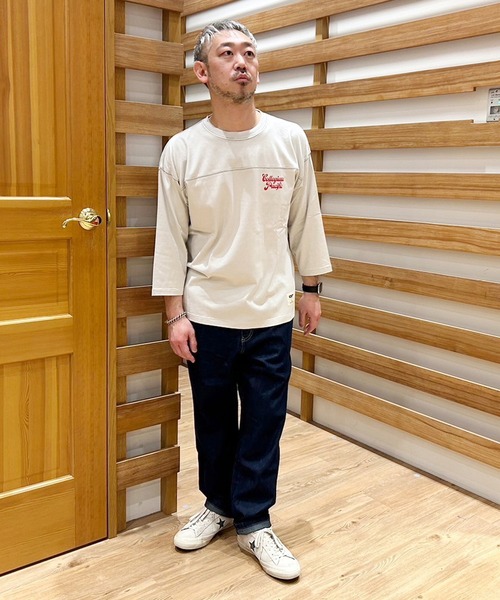 Collegiate Pacific(カレッジエイトパシフィック)の「Collegiate Pacific(カレッジエイト パシフィック)フットボールTシャツ(Tシャツ/カットソー・メンズ・グレー/ワインレッド/チャコールグレー・X-LARGE/LARGE/MEDIUM/SMALL)」の17枚目の写真