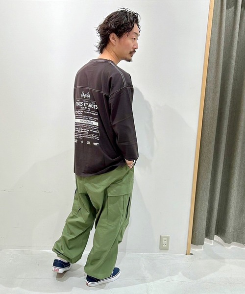 Collegiate Pacific(カレッジエイトパシフィック)の「Collegiate Pacific(カレッジエイト パシフィック)フットボールTシャツ(Tシャツ/カットソー・メンズ・グレー/ワインレッド/チャコールグレー・X-LARGE/LARGE/MEDIUM/SMALL)」の7枚目の写真