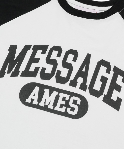★AMES-WORLDWIDE★LINETAPE RAGLAN LONGSLEEVE TEE BLACK★人気 AMES-WORLDWIDE】 LINETAPE RAGLAN LONGSLEEVE TEE /追跡付