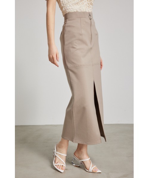 rienda(リエンダ)の「ディープスリットタイトカットスカート 春服(スカート・レディース・ブラック/ベージュ/ピンク・SMALL/MEDIUM)」の7枚目の写真