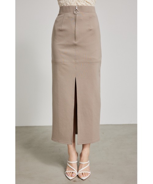 rienda(リエンダ)の「ディープスリットタイトカットスカート 春服(スカート・レディース・ブラック/ベージュ/ピンク・SMALL/MEDIUM)」の8枚目の写真