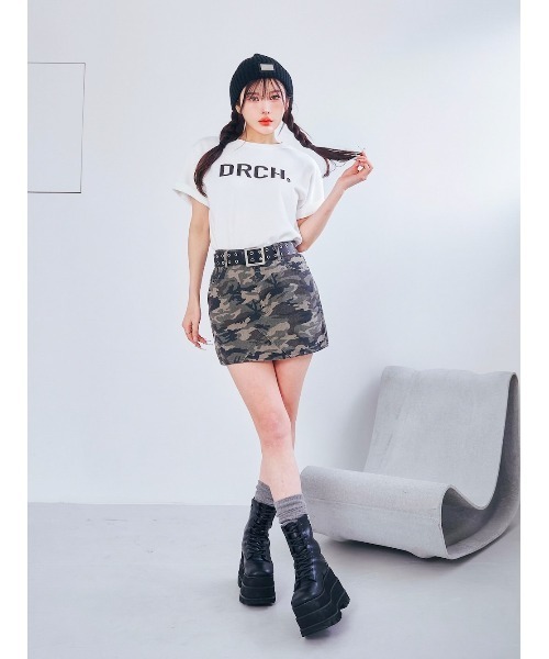 Darich(ダーリッチ)の「カモフラミニスカート(スカート・レディース・カモフラージュ・S/M)」の3枚目の写真
