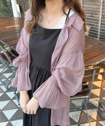 キャンディースリーブラメシアーシャツ【ZOZOTOWN限定アイテム】