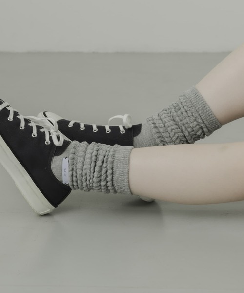 SMELLY(スメリー)の「ムジリブルーズソックス(ソックス/靴下・レディース・アイボリー/ブラック/グレー・23-25)」の21枚目の写真