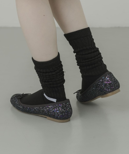 SMELLY(スメリー)の「ムジリブルーズソックス(ソックス/靴下・レディース・アイボリー/ブラック/グレー・23-25)」の15枚目の写真