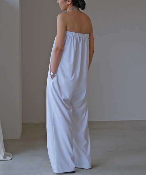 AKTE（アクテ）の「ベアロンパース（つなぎ/オールインワン・レディース・ネイビー/ホワイト・1/2/2T）」の6枚目の写真