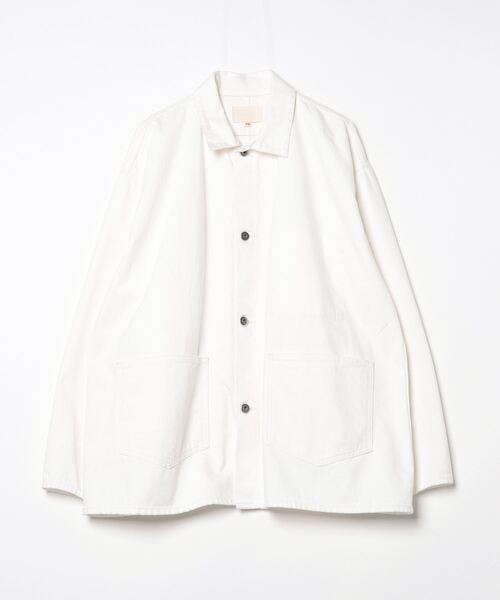 YOKO SAKAMOTO DENIM COVERALL - FADE WHITE - PURAS