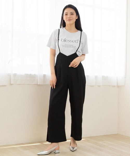 attiree(アティレー)の「blessedロゴプリントTシャツ(Tシャツ/カットソー・レディース・グレー/ホワイト/ピンク/グリーン・FREE)」の7枚目の写真
