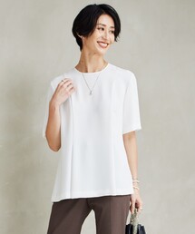 ICB（アイシービー）の「エステルダブルクロス タックデザインプルオーバー（シャツ/ブラウス）」