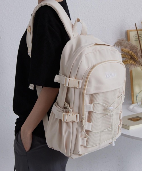 バックパック・リュック MOIFAIRE MOIFAIRE FUR BACKPACK IVORY セール】大容量バックパック/サックリュック（バックパック
