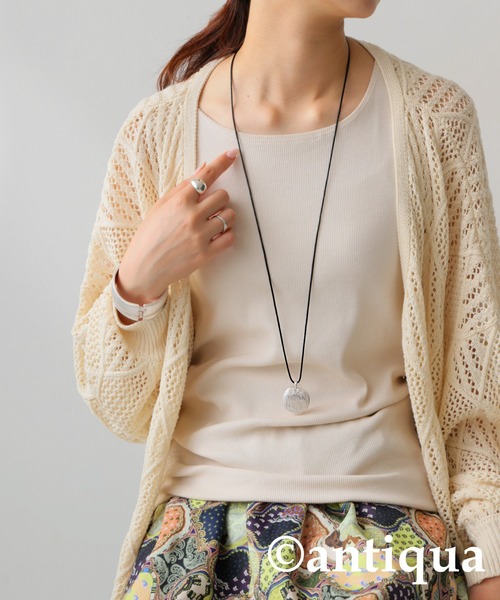 antiqua（アンティカ）の「コームデザインネックレス（ネックレス・レディース・シルバー・FREE）」の9枚目の写真