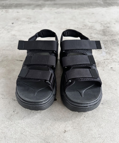 【セール】ST:GCP / Grand colony グランド コロニー / Recycled nylon 3BELT SANDAL リサイクルナイロン カバードベルト 厚底スポーツサンダル（サンダル）｜COMMON WARE（コモンウェアー）