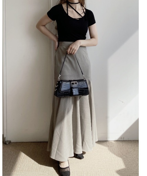 韓国人気 Tシャツ [FLAREUP] BUSTIER LAYERED T-SHIRT GANNI ガニー 半袖 Tシャツ Future Heavy Cocktail Cherry Drop