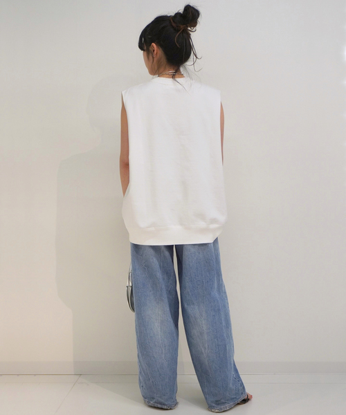 AP STUDIO（エーピーストゥディオ）の「【HAIKURE/ハイクル】BETHANY (wide leg)（デニムパンツ・レディース・ブルー・23/24/25/26/27）」の11枚目の写真