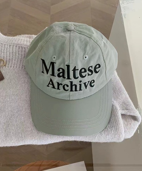 LAFFMO（ラフモ）の「レタリングロゴキャップ（キャップ・レディース・ピンク/ネイビー/グレー/ブラック・F）」の2枚目の写真