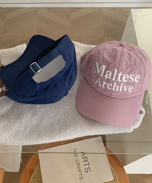 LAFFMO（ラフモ）の「レタリングロゴキャップ（キャップ・レディース・ピンク/ネイビー/グレー/ブラック・F）」の5枚目の写真