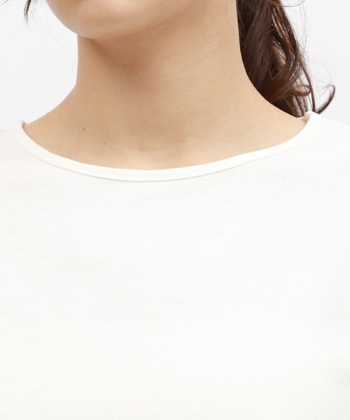 LAKOLE(ラコレ)の「布帛切り替えT / 115406(Tシャツ/カットソー・レディース・ブラック/オフホワイト/ブルー・SMALL/MEDIUM)」の11枚目の写真