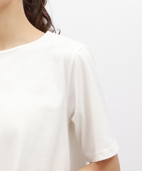 LAKOLE(ラコレ)の「布帛切り替えT / 115406(Tシャツ/カットソー・レディース・ブラック/オフホワイト/ブルー・SMALL/MEDIUM)」の9枚目の写真