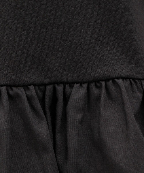 LAKOLE(ラコレ)の「布帛切り替えT / 115406(Tシャツ/カットソー・レディース・ブラック/オフホワイト/ブルー・SMALL/MEDIUM)」の5枚目の写真