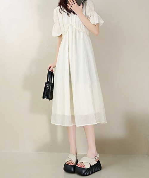 Lace Ladies(レースレディース)の「クロス バンド 厚底 ストラップ サンダル(サンダル・レディース・アイボリー/ブラック・23.5/24.5/22.5/24/23)」の16枚目の写真